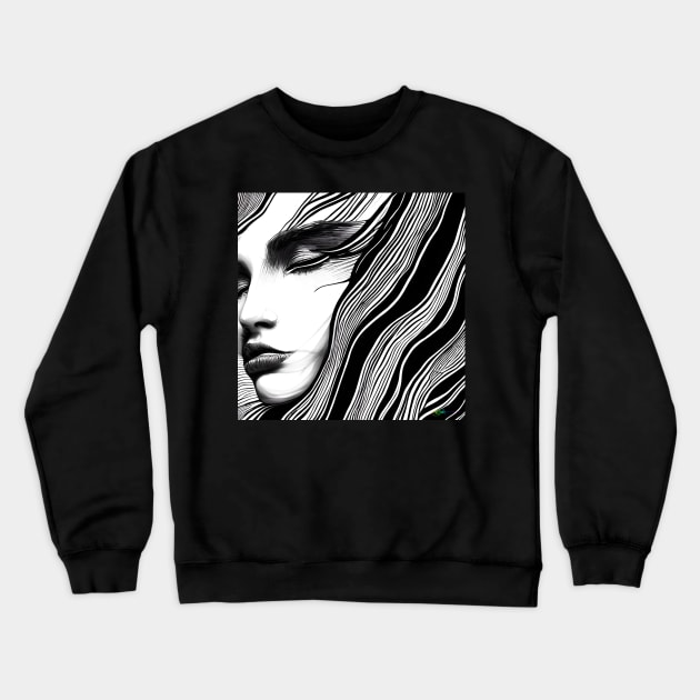 Beautiful Ethereal Mother Goddess 89 Crewneck Sweatshirt by Benito Del Ray